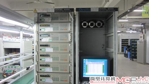 我们在生产线上用Chroma测试电源的交叉负载性能