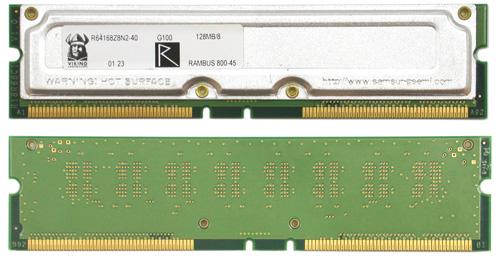 DDR SDRAM及配套芯片组的问世和逐步兴起，进一点加速了昂贵的Rambus DRAM内存淘汰的进程。