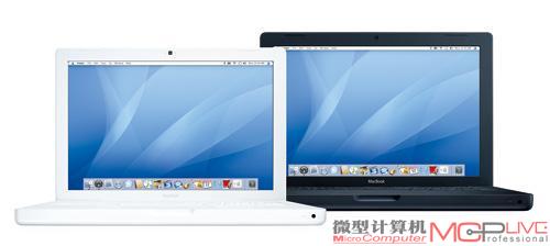 Mac在转投Intel CPU后的第一款主流笔记本电脑产品Macbook发布了，值得一提的是由于采用了X86通用处理器，它还可以通过Bootcamp安装Windows XP。