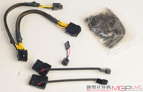 附件中提供了8Pin CPU供电延长线,解决了部分电源线材长度不够的问题,非常周到。 附件中提供了8Pin CPU供电延长线,解决了部分电源线材长度不够的问题,非常周到。